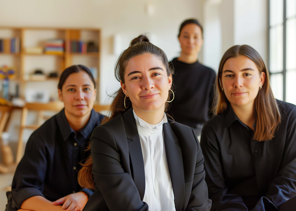 Equipo de consultores financieros profesionales en reunión